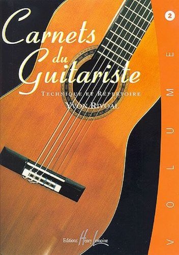 Beispielbild fr Carnets du guitariste Volume 2 zum Verkauf von medimops