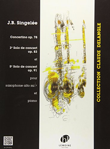 Beispielbild fr Solos De Concert Op.78 (Alto Saxophone and Piano) zum Verkauf von Blackwell's