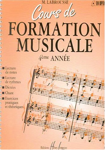 9790230962827: Cours de formation musicale - 4 me anne