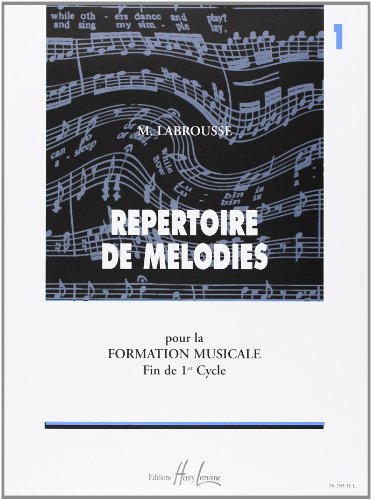 Imagen de archivo de Rpertoire de Mlodies Volume 1 a la venta por Ammareal