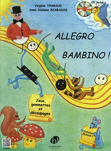 Stock image for Allegro Bambino. Livre + CD inclus. Jeux, gomettes et dcoupages. for sale by Ammareal
