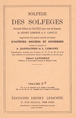 Beispielbild fr Solf.des Solfges (9B) 4 Vx zum Verkauf von Livre et Partition en Stock