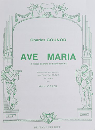 Beispielbild fr Ave Maria 2 Mezzo(Bar)/Orgue zum Verkauf von Livre et Partition en Stock