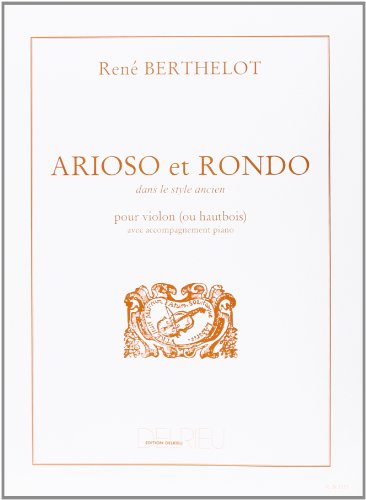 9790231707601: Arioso et rondo dans le style ancien