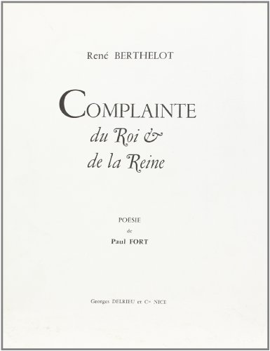 9790231709049: Complainte du Roi et de la Reine