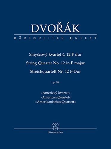 Beispielbild fr Streichquartett Nr. 12 F-Dur op. 96 "Amerikanisches Quartett" zum Verkauf von Blackwell's