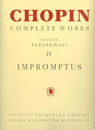 Imagen de archivo de Complete Works IV: Impromptus a la venta por Livre et Partition en Stock