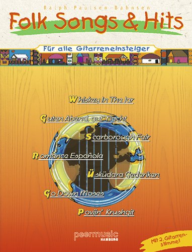 Stock image for Folk Song & Hits fr alle Gitarreneinsteiger (Musiknoten) for sale by medimops