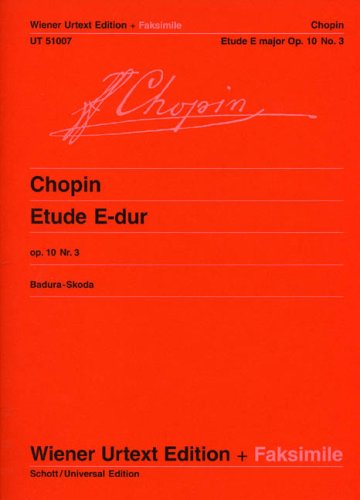 Beispielbild fr Etude op. 10/3 for piano zum Verkauf von Reuseabook