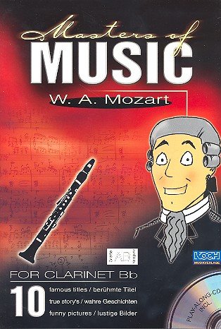 9790501340071: Masters Of Music - W.A. Mozart - Clarinet - BOOK+CD