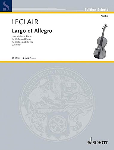Imagen de archivo de Largo et allegro serie 4 violon a la venta por medimops