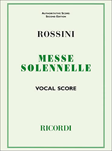 Beispielbild fr Messe Solennelle: For Four Solo Voices and Chorus zum Verkauf von Reuseabook