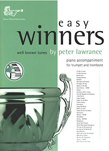 Stock image for Easy Winners for Treble Brass (Piano Accompaniment), arr. Lawrance for sale by Greener Books