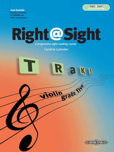 Stock image for RIGHTSIGHT FOR VIOLIN GRADE 5: A Progressive Sight-Reading Course (Edition Peters) for sale by Snow Crane Media