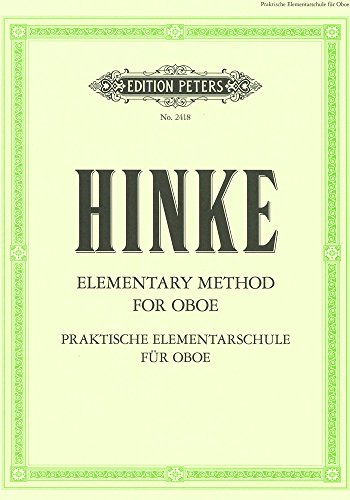 9790577080154: HINKE G.A. - Praktische Elementarschule (Elementary Method) para Oboe