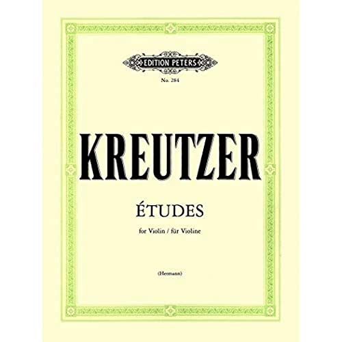 9790577080710: Kreutzer: 42 Studies (Caprices) for Solo Violin, Edition Peters EP284