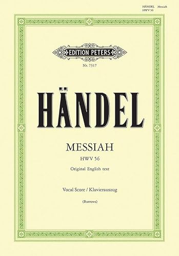 Stock image for Messiah [Der Messias] HWV 56 / URTEXT: Oratorium fr 4 Solostimmen, Chor und Orchester for sale by medimops