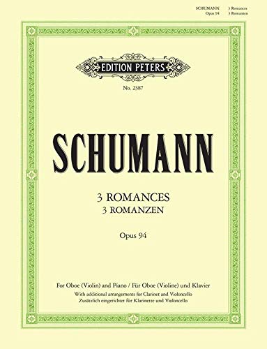9790577081663: Schumann: 3 Romances, Op. 94 (Set of Parts)