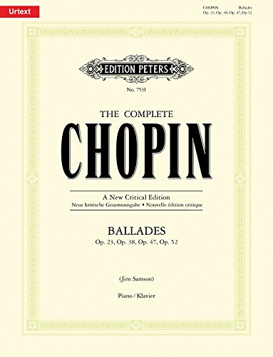 Imagen de archivo de The Complete Chopin: Ballades a la venta por Blackwell's