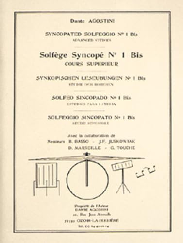 Stock image for Solfge syncop - Volume 1 Bis for sale by Livre et Partition en Stock