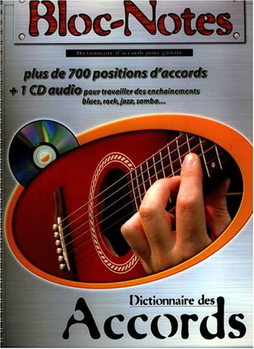 Beispielbild fr Bloc Notes Dictionnaire Accords Guitare CD zum Verkauf von medimops