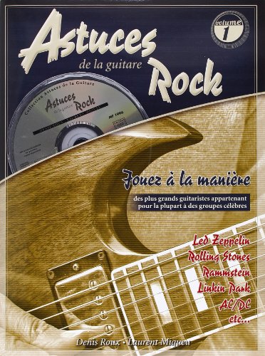9790707006290: Roux/Miqueu Astuces De La Guitare Rock Guitar Tab Book/Cd French