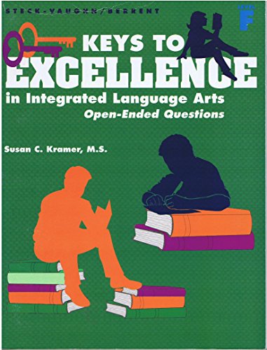 Beispielbild fr Keys to Excellence in Integrated Language Arts Open-Ended Questions Level F with answer key zum Verkauf von Better World Books