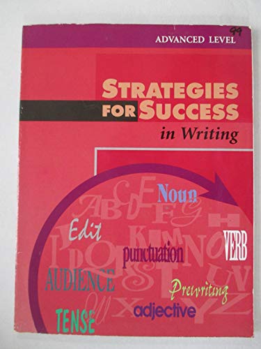 Beispielbild fr Steck-Vaughn Strategies for Success: Student Edition Writing Advanced (Strategies for Success: Advanced Level) zum Verkauf von HPB-Red
