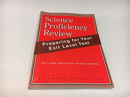 Stock image for Science Proficiency Review /Preparing for Your Exit Level Test for sale by HPB-Red