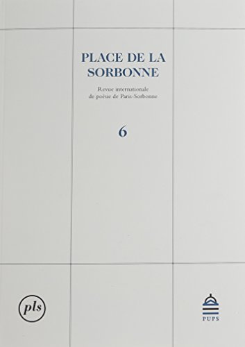 Beispielbild fr PLACE DE LA SORBONNE 6 zum Verkauf von Ammareal