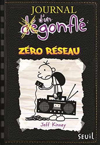 Imagen de archivo de Journal d'un dgonfl, Tome 10 : Zro rseau [ Diary of a Wimpy Kid Book 10 - Old School ] (French Edition) a la venta por Gallix