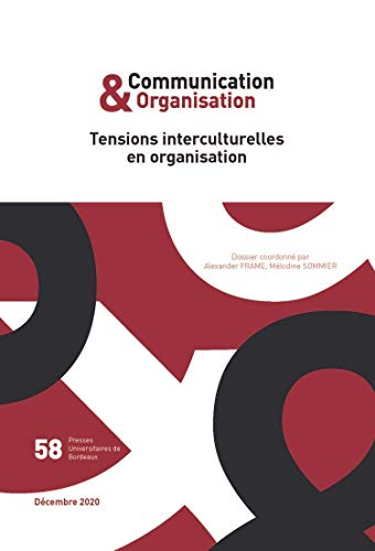 Stock image for Tensions interculturelles en organisation [Fournitures diverses] Frame, Alex et Sommier, Mlodine for sale by BIBLIO-NET