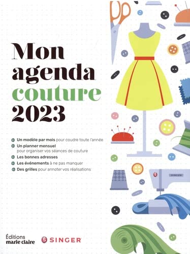 Beispielbild fr Mon agenda de la couture 2023 zum Verkauf von Librairie Th  la page