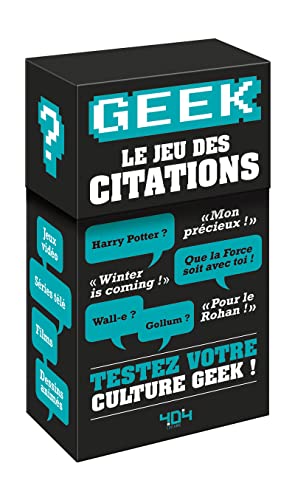 Beispielbild fr Geek : Le jeu des citations zum Verkauf von medimops