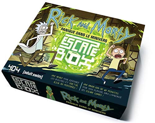 9791032402955: Escape Box Rick et Morty Panique dans le Minivers - Escape game officiel adulte de 3  6 joueurs - Ds 14 ans et adulte