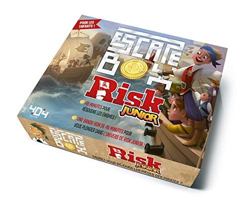 Imagen de archivo de Escape box RISK Junior (Hasbro) - Escape game enfant de 2  5 joueurs - De 8  12 ans a la venta por medimops