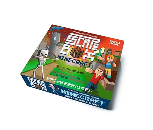 9791032404829: Escape box Minecraft - L'invasion du village - Escape game enfant de 2  5 joueurs - De 8  12 ans