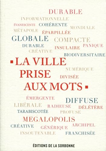 Stock image for La ville prise aux mots for sale by medimops