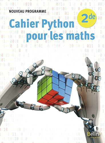 Imagen de archivo de Cahier Python pour les maths 2de a la venta por medimops