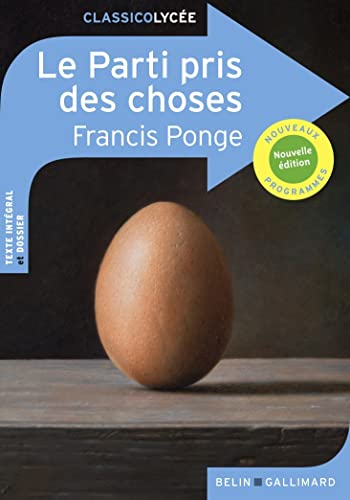 Stock image for Le Parti pris des choses for sale by St Vincent de Paul of Lane County