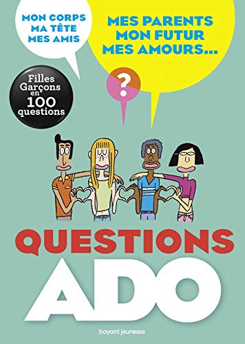 Beispielbild fr Questions ado filles-garons en 100 questions zum Verkauf von medimops