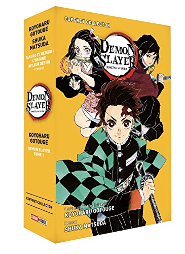 Stock image for Coffret Demon Slayer : Roman jeunesse N01 + Tome 01 for sale by Gallix