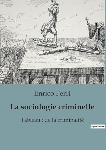 Beispielbild fr La sociologie criminelle: Un tableau de la criminalit zum Verkauf von Buchpark