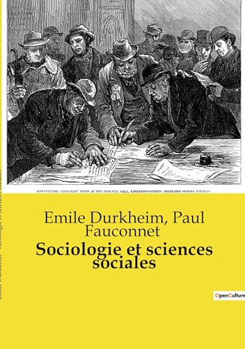 Beispielbild fr Sociologie et sciences sociales (French Edition) zum Verkauf von California Books