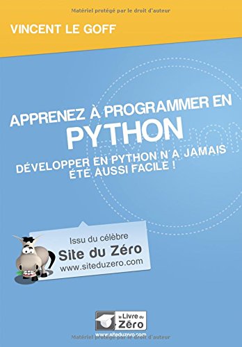 Beispielbild fr Apprenez  programmer en Python zum Verkauf von medimops