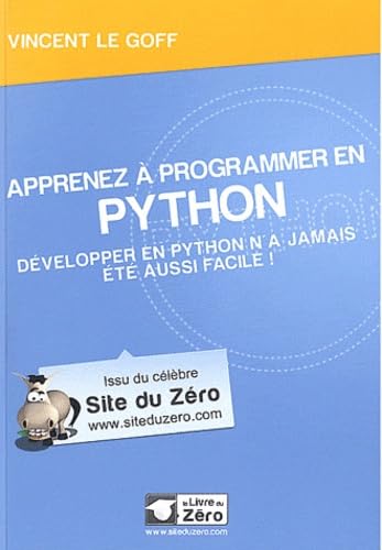 Imagen de archivo de Apprenez  programmer en Python a la venta por medimops