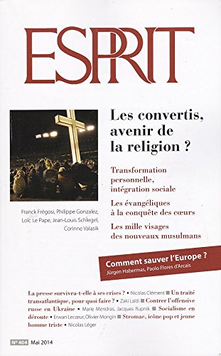 Beispielbild fr Esprit, N 404, Mai 2014 : Les convertis, avenir de la religion ? zum Verkauf von Ammareal