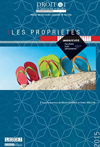 Stock image for Les Proprits [Broch] Boudot, Michel et Veillon, Didier for sale by BIBLIO-NET