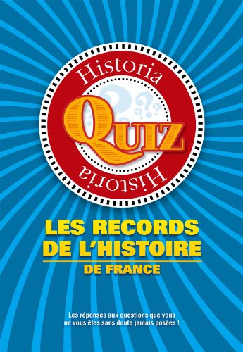 Beispielbild fr Les records de l'histoire de France zum Verkauf von Ammareal