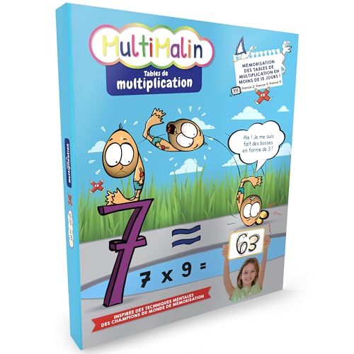 9791091908085: MultiMalin - tables de multiplication (coffret contenant 1 livret, 1 DVD et 1 jeu de cartes)